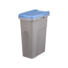 Blue Recycling Bin with Bag Holder 