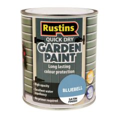 Rustins QD Satin Garden Paint - Bluebell 750ml