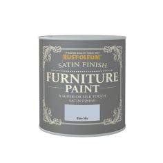 Rust-Oleum Satin Furniture Paint - Blue Sky 125ml