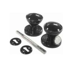 Brown Mortice Knob Set