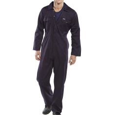 Safeline Safety (Boilersuit) Blue Polycotton Overalls - Size 46