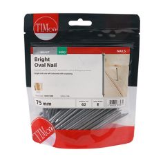 Timco 75mm Bright Oval Nails - 500g