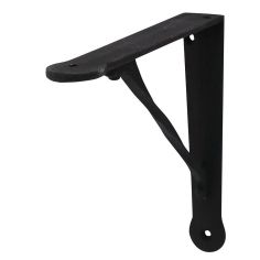 Duraline Distressed Black Twisted Bracket - 19cm