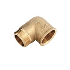 Male-Female Brass Elbow - 1/2"