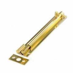 Securit Brass Necked Bolt 1" Wide 75mm (3")