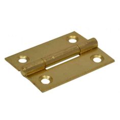 EB Brass Plated Butt Hinge - 2"