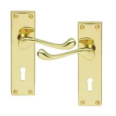 Basta Victorian Brass Door Handle 