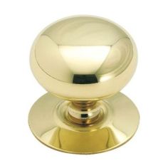 Cupbd Knob 1.25in Brass