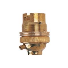 BC Brass 1/2" Lampholder with Earth   