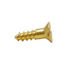 1/2" x 6 SC Slotted Brass Woodscrews with Countersunk Head (Box 200)
