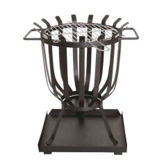 Patio Brazier With BBQ Grill