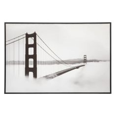 Bridge Art Print on Framed Canvas - 60x90cm 