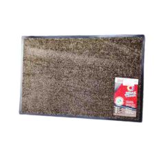 Dosco Wash & Clean Anti-Slip Mat - Brown 40 x 60cm