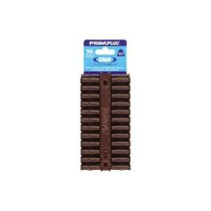 Rawlplug Plastic Plug Brown 100s - Pack of 100