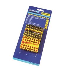 Blue Spot 33 Piece Security Screwdriver Bit Set