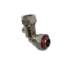 V & G Chrome Plated 1/2" Bent Isolation Valve