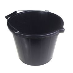 Black 3 Gallon Builders Bucket