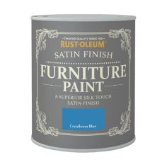 Rust-Oleum Satin Furniture Paint - Cornflower Blue 750ml