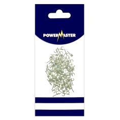 Powermaster Cable Clips 5-7mm white - Pack of 100