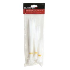 Assorted White Cable Tie Set - Pack of 100