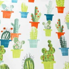 Cactus Plant Oilcloth