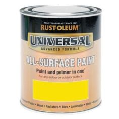 Rust-Oleum Universal All Surface Paint Canary Yellow Gloss 250ml