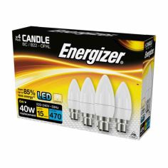 Energizer 6W LED Candle BC Lightbulb - Pack Of 4