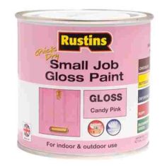 Rustins Quick Dry Small Job Gloss Paint - Candy Pink 250ml