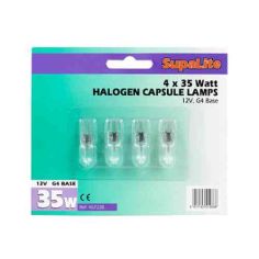 SupaLite Halogen Capsule Lamp G4 35w 12v