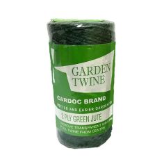 Cardoc 2 Ply Green Jute Garden Twine - 50g