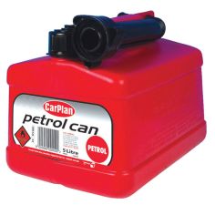 CarPlan Plastic Petrol Can - Red 5L