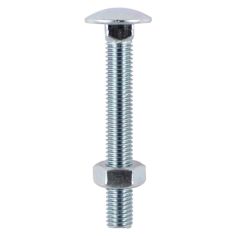 Carriage Bolts & Hex Nuts M6 x 130mm 