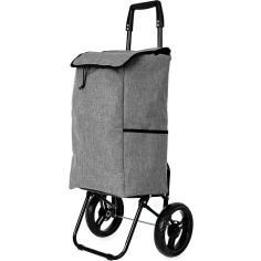 Casa&Casa Marino Grey 2 Wheel Shopping Trolley  - 45L