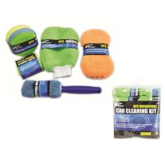 ProUser 9 Piece Microfibre Car Cleaning Kit