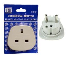 CED Continental Travel Adaptor for Europe