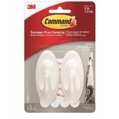 Command White Terrace Hooks - Decorative