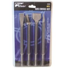 4 Piece SDS Chisel Set  - Pro User