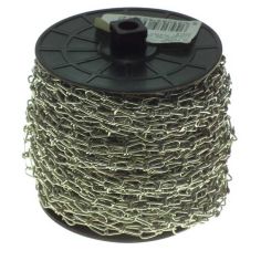 2.5mm Bright Zinc Knotted Chain - Price per metre