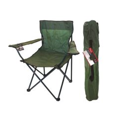 Canvas Chair With Arms - Green 