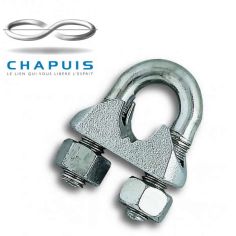 Chapuis 10mm Wire Rope Stirrup Clip
