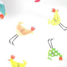 Spring Chicken Oilcloth
