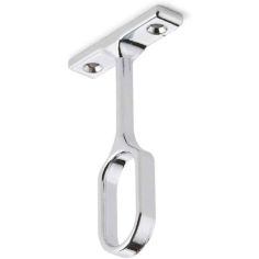 Chrome Oval Rail Centre Bracket