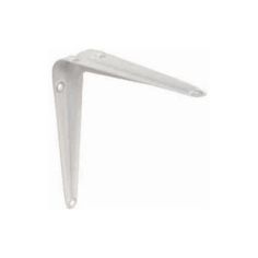 150 x 125mm (6"x5") White London Type Shelf Bracket