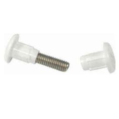 White Cabinet Connecting Screws (Pack of 2)