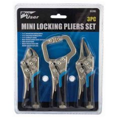 Pro User Mini Locking Pliers Set
