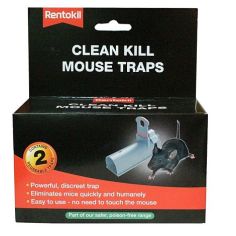 Rentokil Clean Kill Mouse Trap - Twin pack