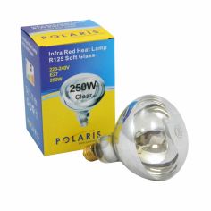 Polaris 250w Clear Soft Glass E27 Infrared Lightbulb