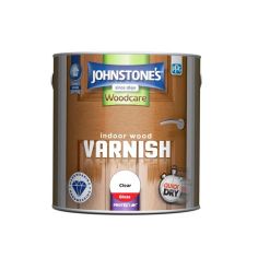 Johnstones Woodcare Indoor Wood Varnish - Clear Gloss 2.5L
