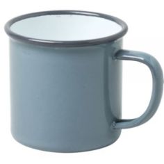 Grey Enamel Mug - 8cm 