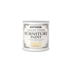 Rust-Oleum Chalky Finish Furniture Paint Clotted Cream 125ml